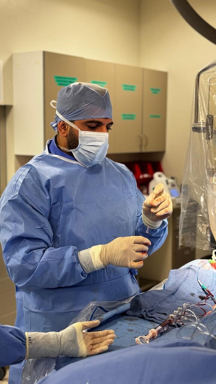 Dr Shady Habboush in the cath lab (Step by step)